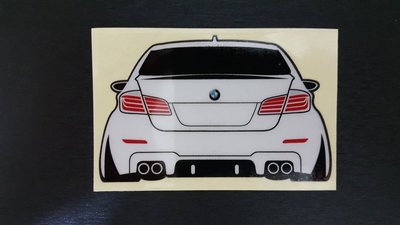 Q版創意貼紙-BMW寶馬M5(車尾)貼紙