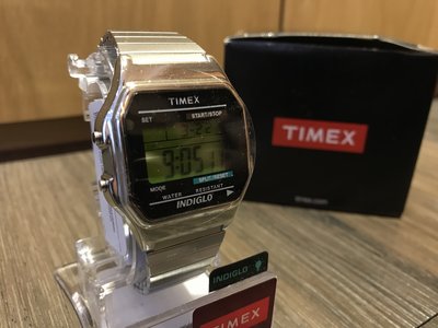全新現貨 TIMEX digital 電子錶 手錶 腕錶 supreme 同款 銀色 CASIO G-SHOCK