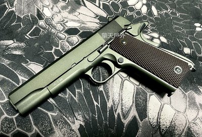 擎天戶外✦二館✦ 只賣最便宜 KWC KCB76 1911 軍版 CO2全金屬 6mm手槍(仿真平面底板彈匣)