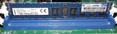 REG ECC DDR3-1600 8G 647651-081 8GB伺服器專用1RX4 PC3-12800R HP