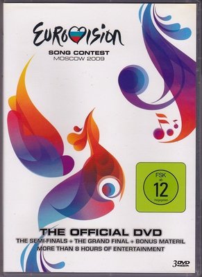 音樂居士新店#Eurovision Song Contest 2009 歐洲電視歌曲大賽 3D9 DVD