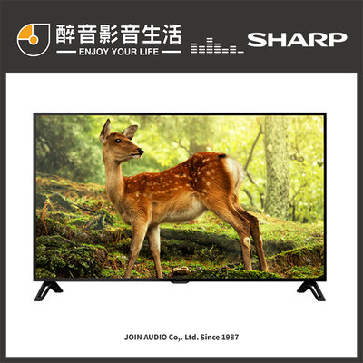 【醉音影音生活】夏普 Sharp 4T-C65CK1X 65吋 AQUOS 4K智慧連網液晶顯示器.台灣公司貨