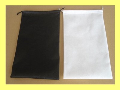 (台中六股加工廠)19x34不織布 防塵布 車縫加工 包裝束口袋 LOGO印刷 環保袋