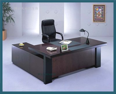 【辦公天地】高級木製主管桌 辦公桌…ED-203~ 6.5尺豪華老闆桌 特價優惠~新竹以北免運費