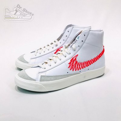【Dr.Shoes】 免運Nike Zoom Blazer Vintage 縫線 白紅 男鞋休閒鞋 DD8489-161