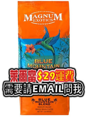 Magnum 藍山調合咖啡豆  907公克 907g  另售 星巴克 咖啡豆 好市多 代購 COSTCO