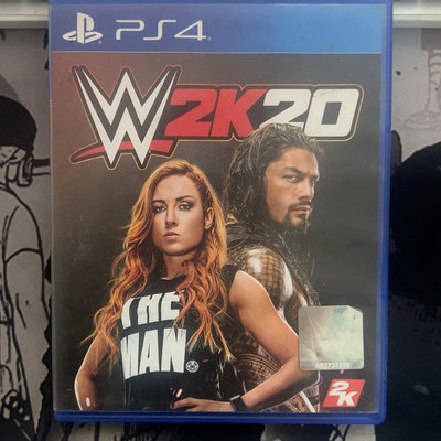 索尼 PS4 WWE 2k20 摔跤聯盟 游戲光盤16516