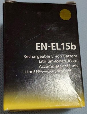 全新NIKON EN-EL15b 原廠電池 全新盒裝鋰電池Z7、Z6、D7500、D850、D610、D750適用，歡迎面交自取！只有一顆！