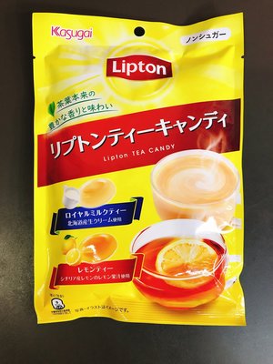 日本糖果 日系零食 Kasugai春日井 立頓雙茶風味糖