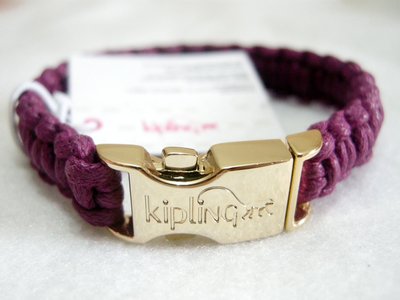 Kipling Woven Bracelet 系列 葡萄紫手環(A414)