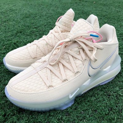 【正品】Nike LeBron 17 Low EP 詹姆斯17 米黃 運動 藍球 CD5006-200潮鞋