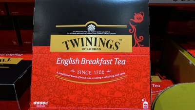 【日日小舖外送代購】 好市多 Twinings 唐寧 英式早餐茶 每盒100包x2克 唐寧茶皆可代購