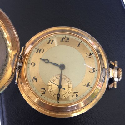 18世紀末德國技藝金銅懷錶手上鏈