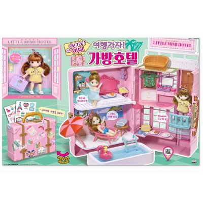 佳佳玩具 ----- MIMI WORLD 迷你MIMI粉紅提箱旅館 內附1只MIMI娃娃 家家酒【05314415】