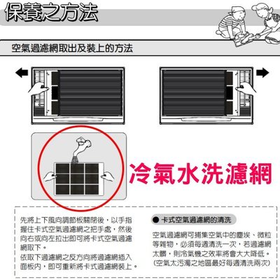 【信源電器】三洋窗型冷氣--可水洗濾網 (適用:SA-R50A/R635/R505H) 須訂貨
