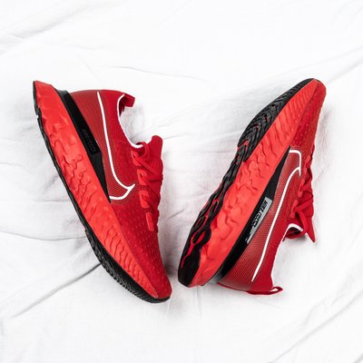 Nike React Infinity Run 編織 紅色 休閒運動慢跑鞋 男款CD4371-600