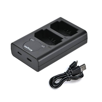 Kingma for 富士 fujifilm NP-W235 電池 專用 雙充座 USB 充電器 支援 Micro USB 和 Type-C 孔