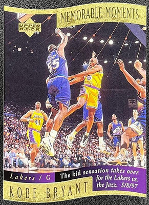 NBA 球員卡 Kobe Bryant 1997-98 CC Memorable Moments