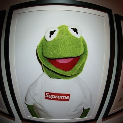 希望商店 Supreme Kermit Poster 青蛙小子 絕版 海報 Yahoo奇摩拍賣