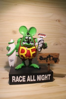 (I LOVE樂多)正版老品RAT FINK RACE ALL NIGHT 2006RF老鼠芬克 公仔僅有一隻請把握