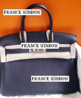 France Window 愛瑪仕柏金包Hermes Birkin 萄紫色銀扣Togo