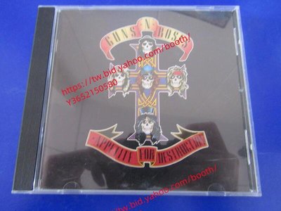 【追憶唱片】槍花Guns N' Roses Appetite For Destruction 半銀圈 原版CD