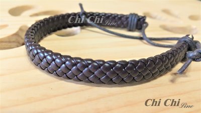 【現貨】Chi Chi 時尚菱紋PU皮質手繩手環-CP116