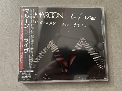 Maroon 5 Friday the 13th Live 日本版 CD