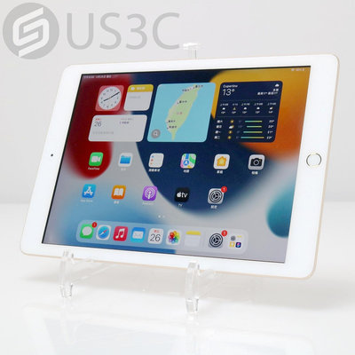 【US3C-桃園春日店】【一元起標】公司貨 Apple iPad 5 128G WiFi 金 9.7吋 800萬畫素 A9 晶片 Touch ID 二手平板