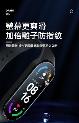 優惠中 Qii 抗油汙防指紋能力出色 小米手環 7 Pro 保護貼 (透明 兩片裝) 3D曲面滿版黑框 保護貼