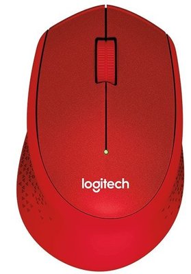 【鳥鵬電腦】logitech 羅技 M331 SILENT 舒適靜音滑鼠 紅 QUIET MARK 無線 右手