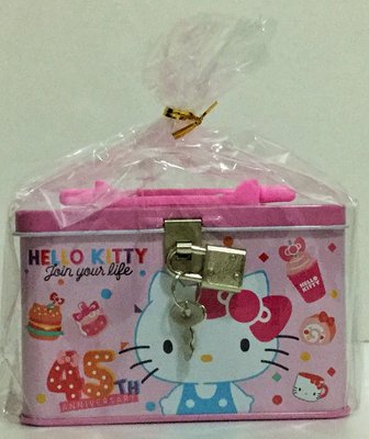 現貨 正版 Hello Kitty卡通系列商品-凱蒂貓手提存錢筒