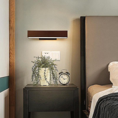 北歐led壁燈臥室床頭創意過道樓梯簡約現代客廳燈具酒店調光遙控
