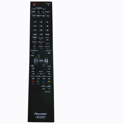 全新 Pioneer 先鋒原廠藍光DVD播放機BDP系列遙控器VXX3351-機型BDP51FD(VXX3318)不適用