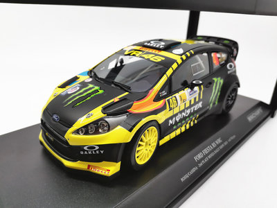 汽車模型 車模 收藏模型MINICHAMPS 1/18 FORD FIESTA RS WRC 合金汽車模型