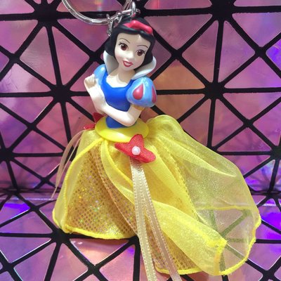 東京迪士尼限定白雪公主造型吊飾鑰匙圈