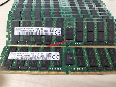 SK海力士HMAA8GL7AMR4N-UH 64G 4DRX4 PC4-2400T DDR4 LRDIMM記憶體
