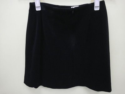 《馬麻的二手衣》法蘭絨 黑 短裙 條紋 西裝 套裝 OL 學院 伊蕾 【0129011】