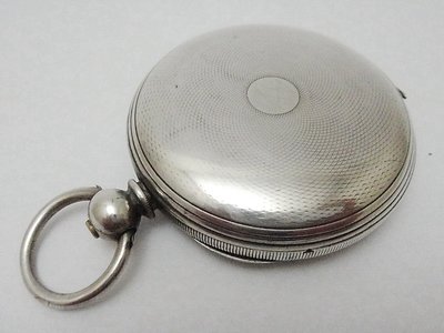 【timekeeper】 1880年瑞士製U.Bourquin Humbert鑰匙上鍊純銀18 SIZE獵人懷錶(免運)