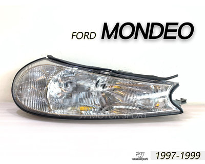 》傑暘國際車身部品《全新 FORD 福特 MONDEO 97 98 99 1997年 原廠型 晶鑽 大燈 一邊1300