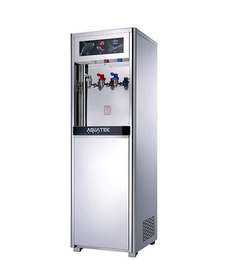 沛宸AQUATEK AQ-1223立地式冰溫熱飲水機【三溫飲水機 】【煮沸型】【智能濾芯提醒】【LG壓縮機】