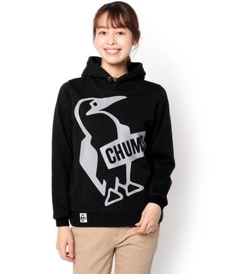 ☆COOKIE@CHUMS☆2020/11到貨-內裡抓絨-超大企鵝LOGO帽T-正品-多色可選!!只有女款!!