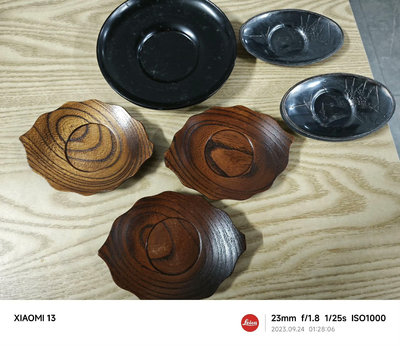 9 個打包日本杯托 銅 實木 櫸木 大漆 9 個