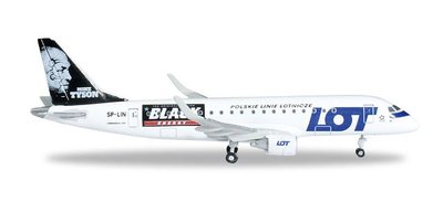 E-175 LOT Polish Airlines【Mike Tyson-Black Energy】波蘭航空 限量品
