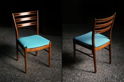 挖你老物《 丹麥 1960 柚木餐椅 》復古 老件 vintage 單椅 古董 二手 古物 古道具