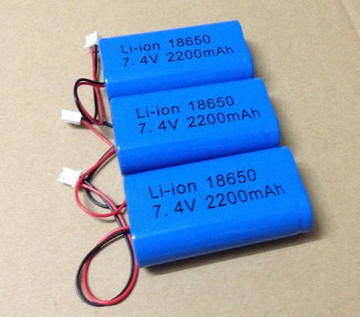 18650鋰電池組2600mAh 7.4V8.4V擴音器唱戲看戲機視頻電煤考勤機