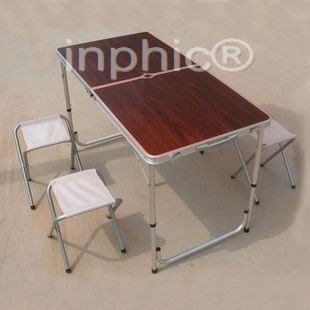 INPHIC-鋁合金分體折疊桌椅加厚桌面產品展示桌子 折疊椅 折疊凳子