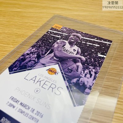 【CL】NBA美職籃 Kobe Bryant 科比布萊恩特 退役賽季湖人隊 球票凌雲閣球星卡