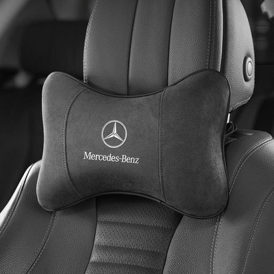 車之星~座椅護頸枕靠枕 適用於賓士 奧迪 寶馬 舒適頸部 冬季頭靠枕 車內裝飾用品