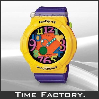 【時間工廠】全新 CASIO BABY-G 炫彩霓虹LED腕錶 BGA-131-9B (BGA 131 9 B)